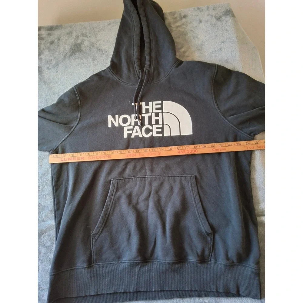 The North Face Mens Half Dome Pullover Hoodie Black XL Logo Sweatshirt NF0A4M4B